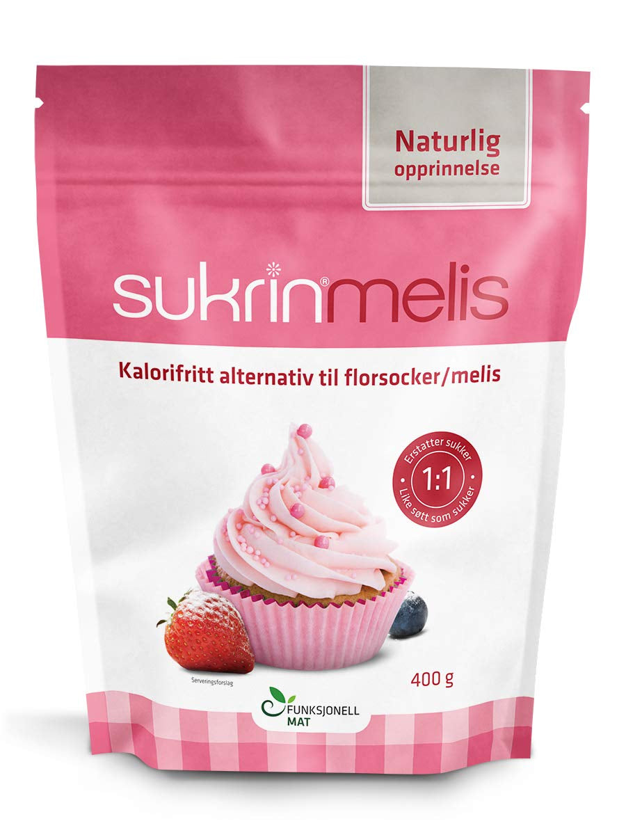 Sukrin Melis Zuckerersatz, Die Natürliche Alternative Zu Puderzucker Ohne Kalorien, 1Er Pack (1 X 400 G) Sladidla Naty Shop