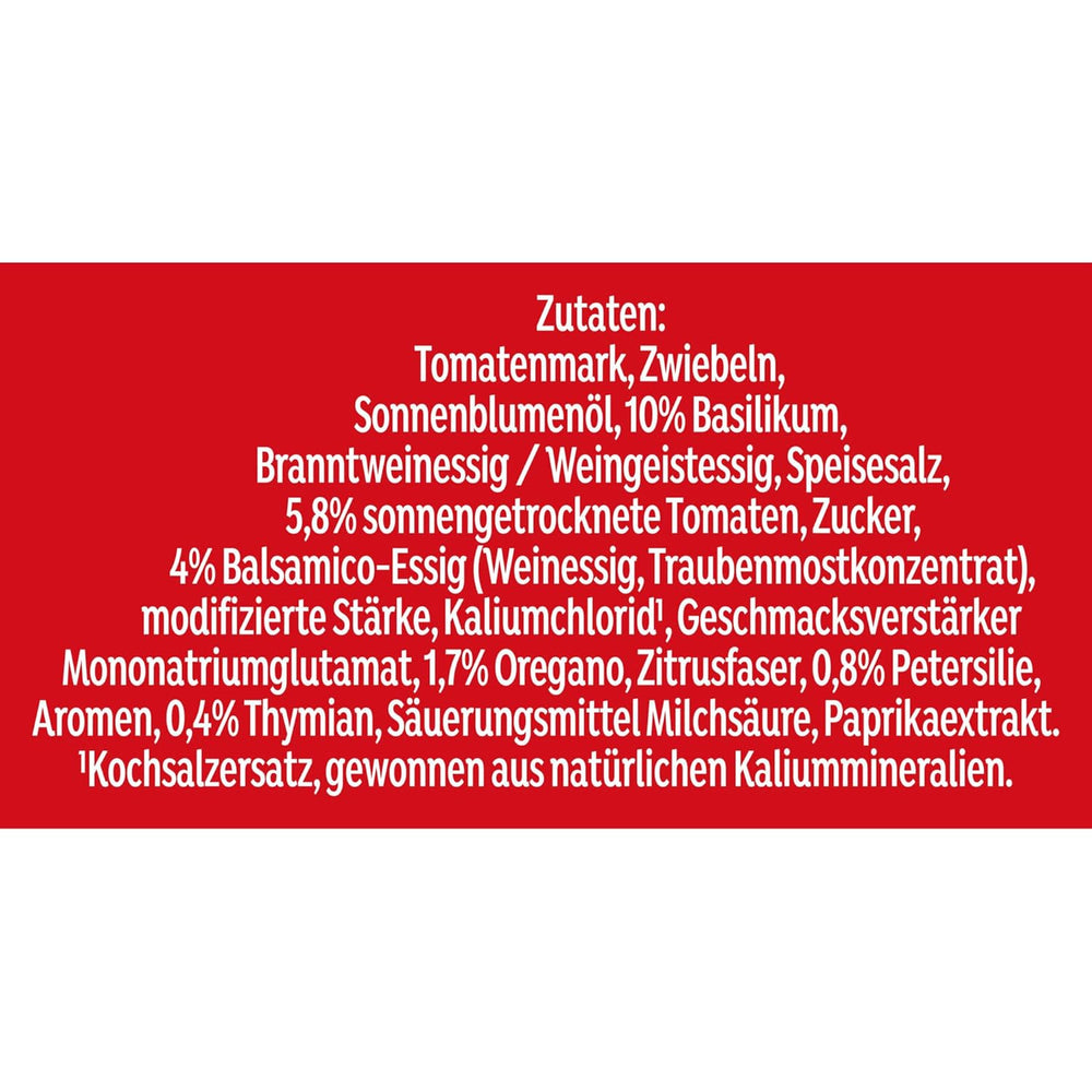 Knorr Schnell gewürzt Kochpaste Getrocknete Tomato & Mediterranean Kräuter einfach & schnell für einen besons intenzivní, geballten Gesmack 165 g