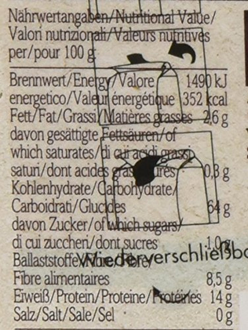 Verival Urkornflocken - Bio, 6 Err Pack (6 X 500 G) Cereálie Naty Shop