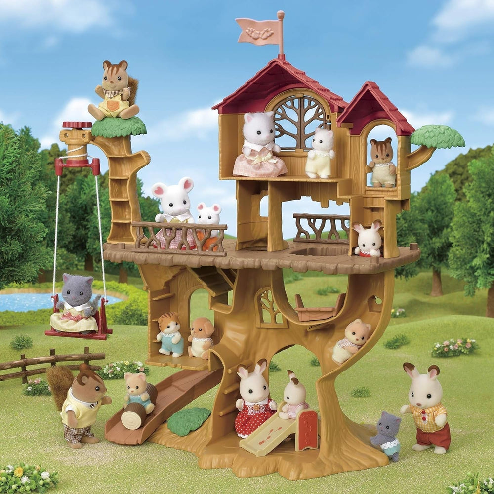 Sylvanian Families 5494 Adventure Tree House - Hrací sada Domeček pro panenky Domky pro panenky Naty Shop