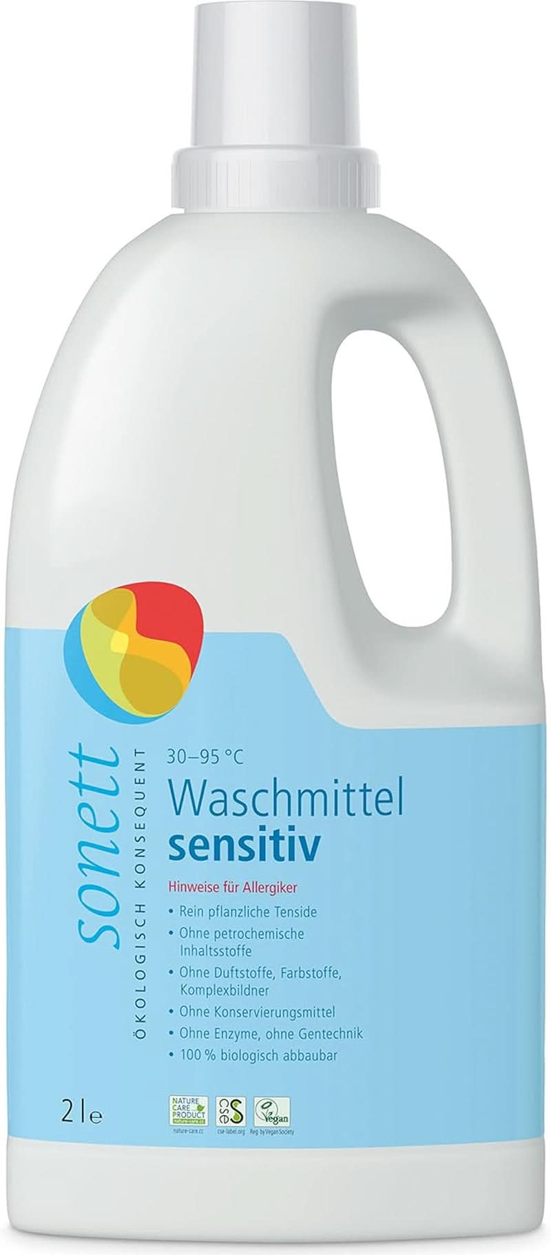 Lichid de spălat vase Sonett Sensitive, 1 litru Naty Shop 12 litri