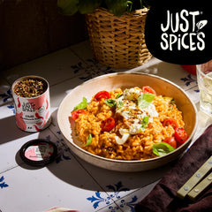 Just Spices Chilli česneková sůl I Gewürzmix, der zu allen Gerichten schmeckt I Gewürzdose, 55 g
