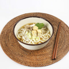 Allgroo Udon instantní nudle - Miso, polévka Udon, pikantní, aromatické, rychlá příprava - obsahuje 3 porce - 1 x 690 g