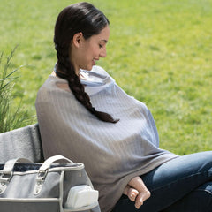 Chicco - Boppy Infinity šátek na kojení 17 cm šedý Doplňky Jídlo a kojení Bebe Naty Shop