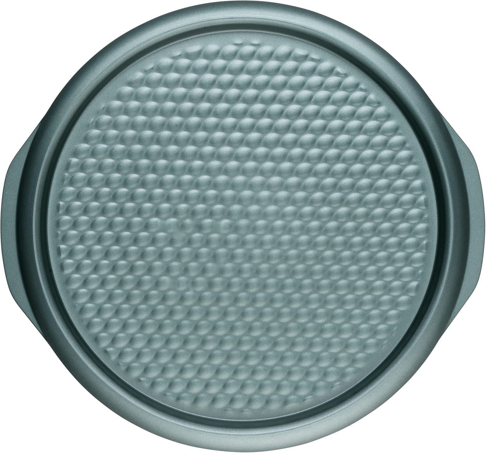 Progress BW09819G2EU7 Shimmer Kollektion, Runde Backform Aus Kohlenstoffstahl Mit Antihaftbeschichtung, Ideal Für Pies, Kuchen, Torten Und Quiches, 28 Cm, Grün Matrite si tavi pentru copt Naty Shop 37Cm Pizzablech