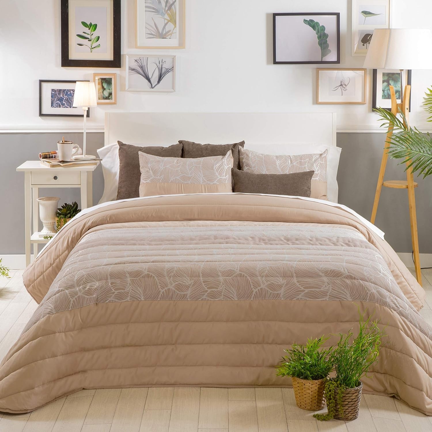 Sancarlos Spring 1 přikrývka, krémová barva, do postelí o šířce 105 cm Přikrývky a přikrývky Naty Shop Krémová barva Postel o šířce 105 cm