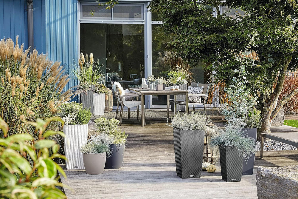 LECHUZA CUBICO Cabană 30 granit 15222