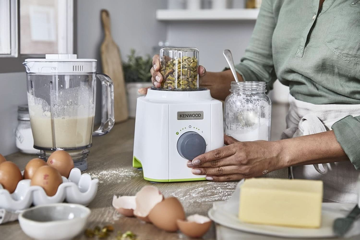 Mixér Kenwood BLP41.C0WH, Kunststoff, Grau, Weiß Kitchen Naty Shop