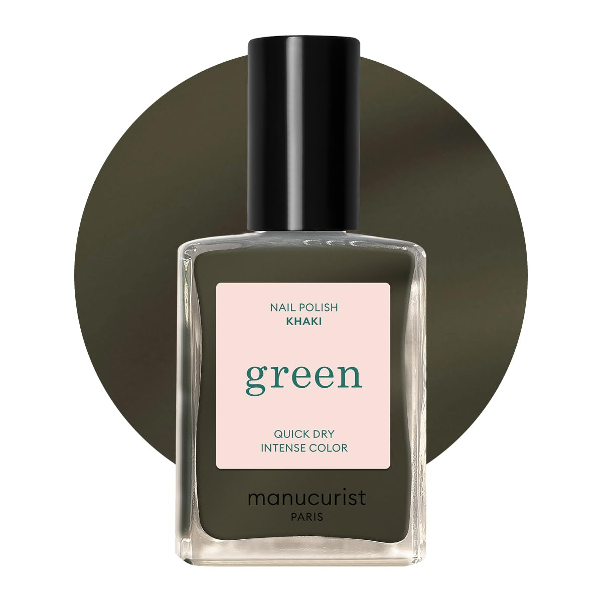 Manucurist Green - Rosy Beige Shell Beige Lak - Rychleschnoucí lak na nehty - DIY Nails - Vegan 12-Free - Rostlinná báze - Lak na nehty - Vyrobeno ve Francii