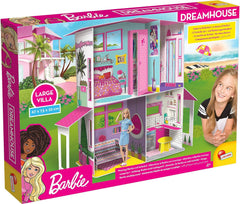 Lisciani - BARBIE domeček pro panenky - vila snů Barbie na dvou podlažích - 3D dům na stavbu, dekoraci a design - kreativní řemeslná a stavební hračka pro děti od 4 let Domky pro panenky Naty Shop