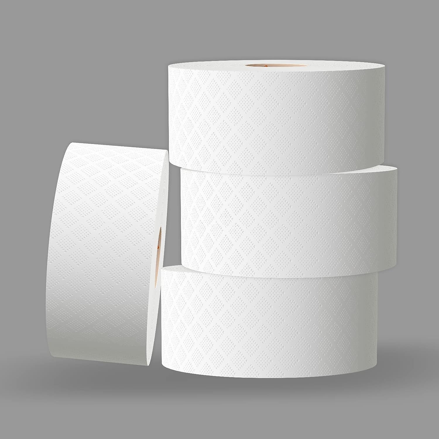 Hârtie igienică Renova Jumbo BLK, 12 role la 170 M, hârtie albă, 2 straturi