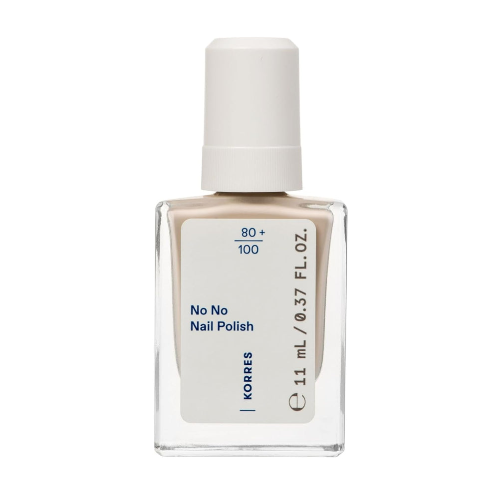 KORRES No No báze laku na nehty - 10% veganská báze bez uvolňování, pro dlouhotrvající barvu odolnou proti odlupování, 11 ml - přirozeně pěstěné nehty, bez škodlivých látek