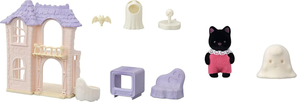 Sylvanian Families 5542 Spooky Haunted House - Hrací sada domečku pro panenky Domky pro panenky Naty Shop