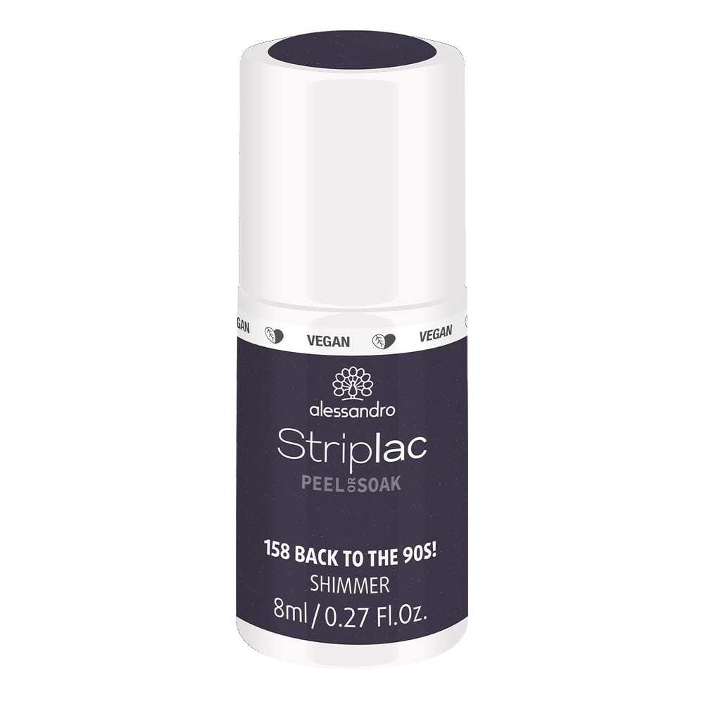 alessandro Striplac UV-Nagellack Flat White – Schonend und langanhaltend – Einfache Entfernung dank Peel-Off-Technologie – Vegan und tierversuchfrei – 8 ml
