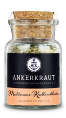 Ankerkraut Mediterranean Knoblauchbutter Gewürz, 85 g v korkovém skle, Zuckerfrei, Würzige Ingredient für Butter, Tip na dárek, Grill-Abend s přáteli a rodinou, Premium Qualität Ohne Gesmackverstärker
