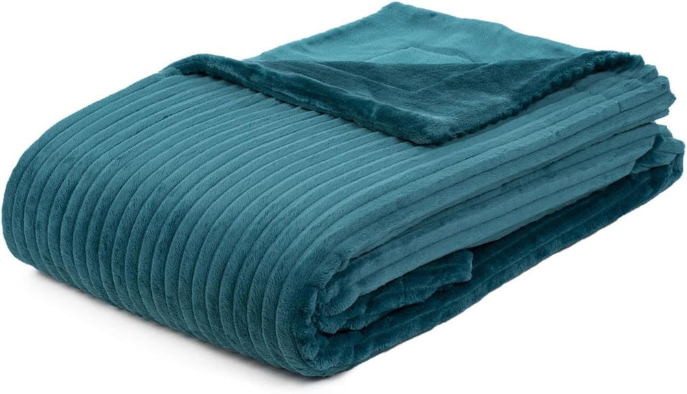 Gözze - Pohodlná a měkká deka v manšestrovém vzhledu, 1620 G/kus, 150 X 200 Cm - skořicová Postele a přikrývky Besuche den Gözze-Store Benzín