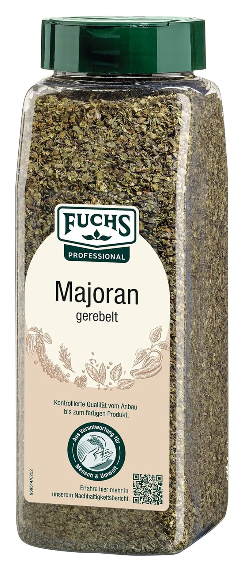 - Majoránka gerebelt | Mit praktischem Streuaufsatz | Zum Verfeinern von Bohnen- und Linseneintöpfen | 80 g ve velkém množství