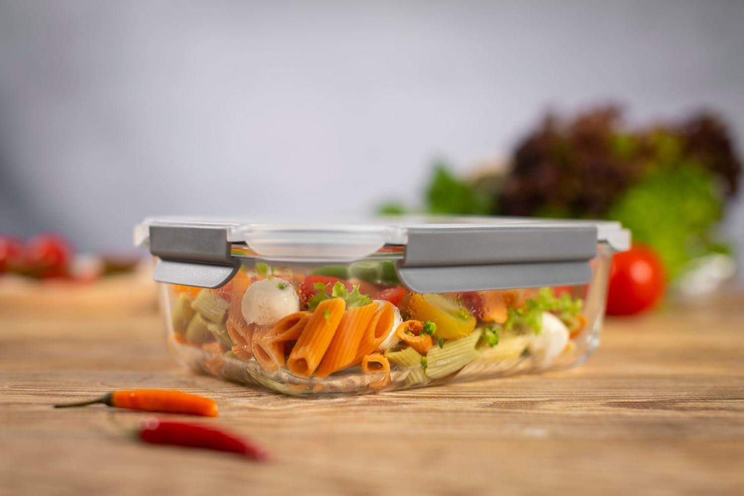 KUHN RIKON 24031 Borcan de sticlă, sticlă, transparent Cutii depozitare alimente Naty Shop