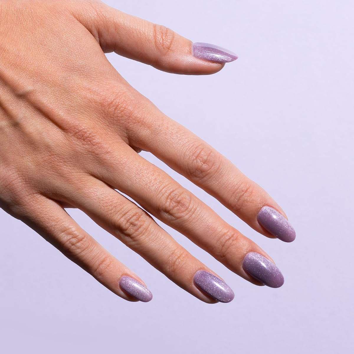 Oja UV Semilac 664 Lilac Gloss 7 ml – Efect Cat Eye, Reflexii unice cu instrument magnetic – Colecția Gloss Gala