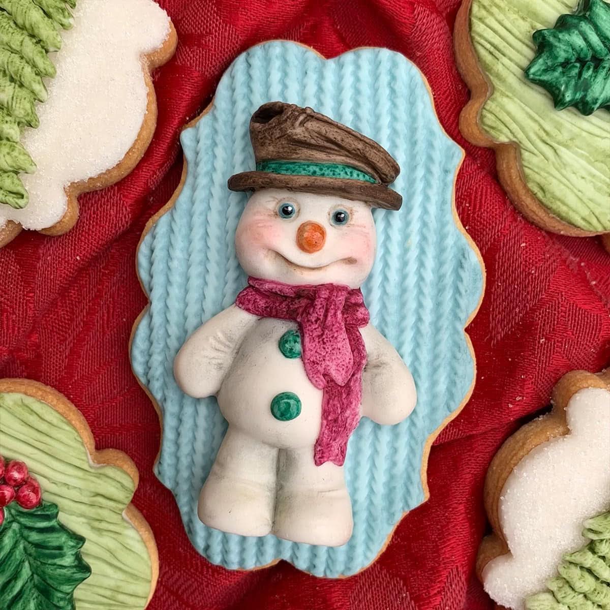 Katy Sue, silikonová forma, Snowman Kitchen Naty Shop
