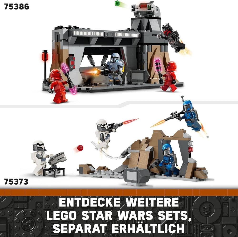 LEGO Star Wars: Mandalorian Ambush on Mandalore Battle Pack, dobrodružná stavebnice pro děti, sběratelská akční sada, nápad na dárek pro chlapce a dívky 75373 Stavebnice Besuche den LEGO-Store