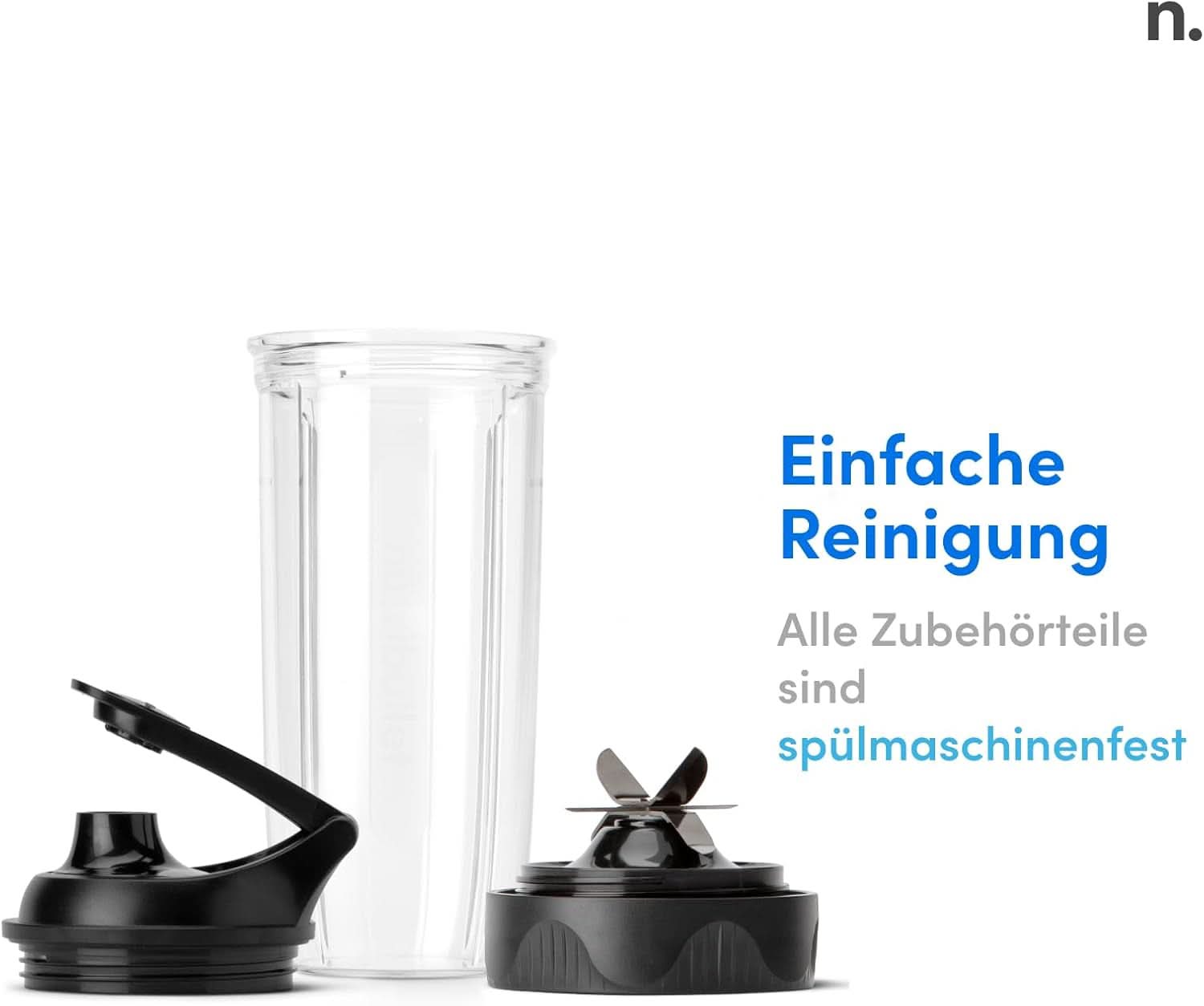 Osobní mixér Nutribullet, mixér Der Leistungsstärkste Für Eine Portion, 1000 Watt Und Leiser Motor, 900 ml Becher Aus Tritan Renew, Leuchtende Touch Bedienknöpfe, Dunkel Grau Bucatarie Naty Shop