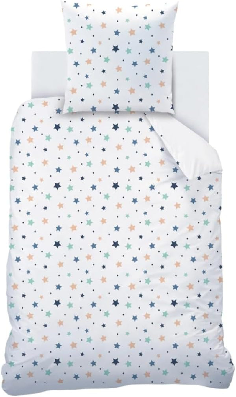 Sada povlečení pro děti, oboustranné, Povlečení Stars - dětské Naty Shop