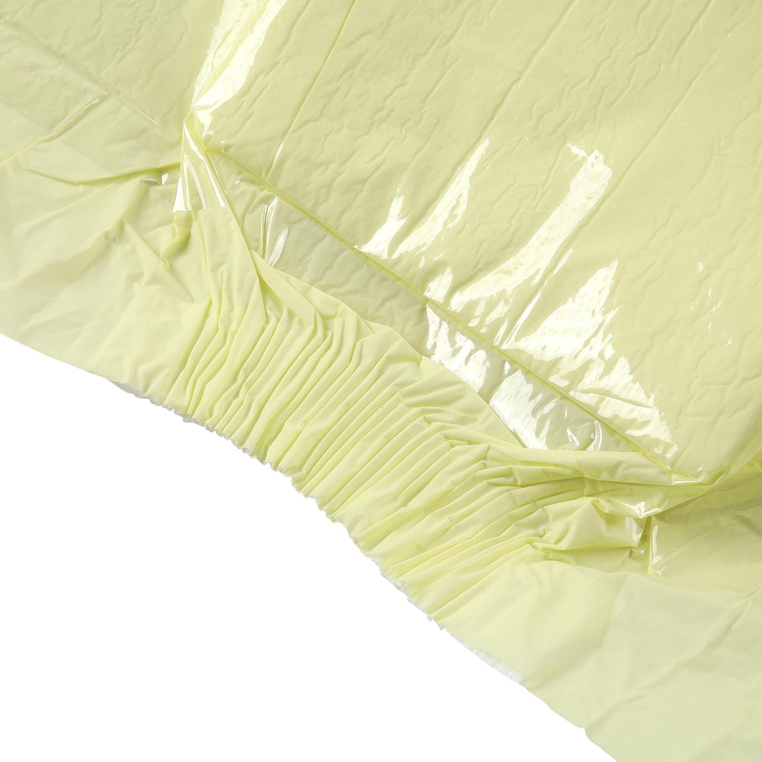 Plenky pro dospělé CutiePlusU, 10 balení jednorázové inkontinenční kalhotky s poutky pro ženy a muže, maximální savost přes noc - žlutá (střední velikost 71-96 cm)