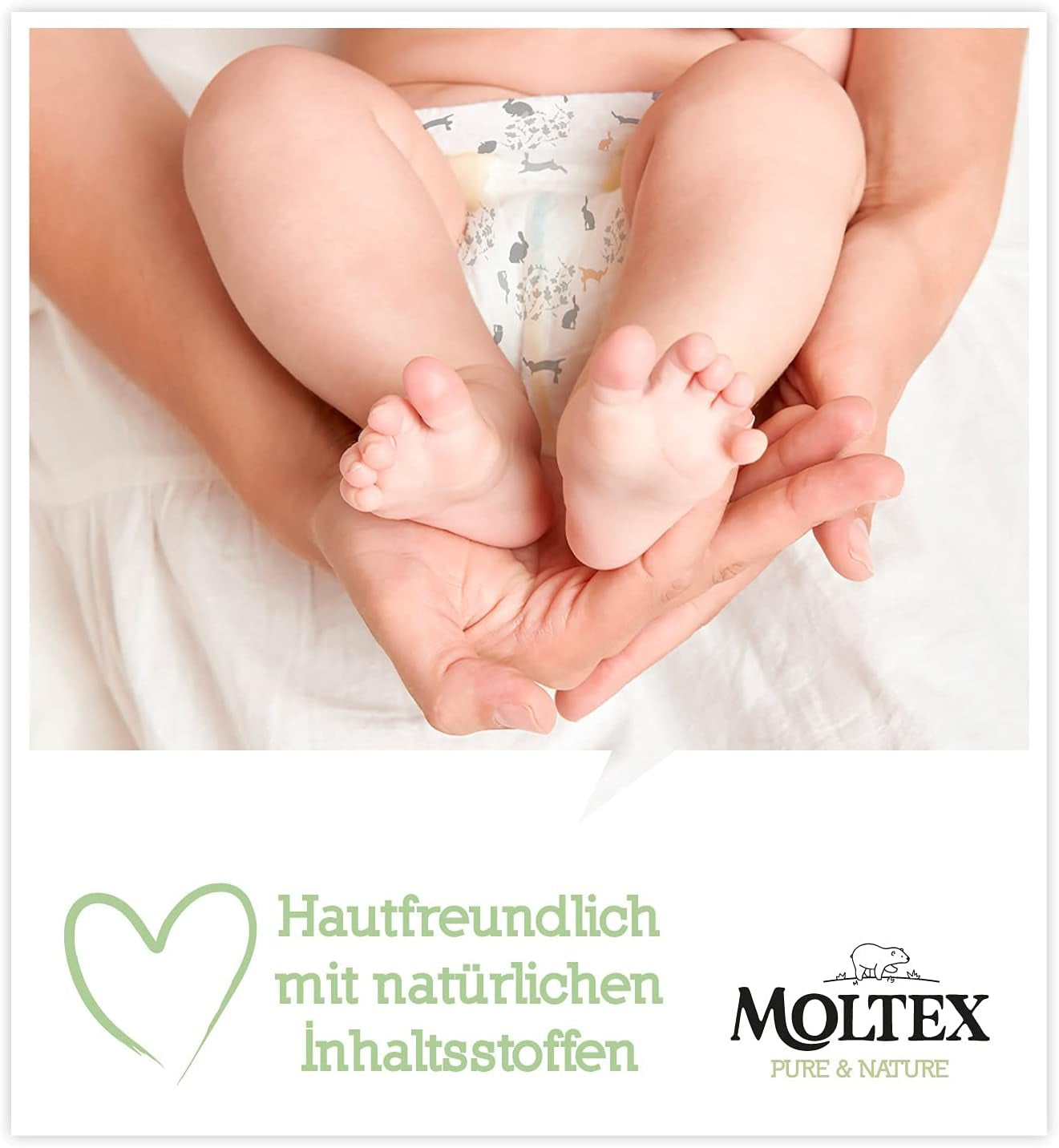 Organické plenky Pure & Nature Velikost 6 XL (17-28 kg) Měsíční box 84 Organické plenky