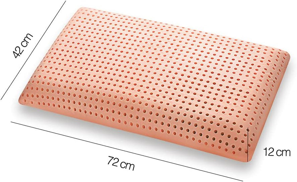 Pereche de perne cu memorie pentru susținerea gâtului Bio Clean Lavabil Igienic Răcire Soia organică Pernă ortopedică Husă de bumbac Pernă Made in Italy Perne standard Naty Shop