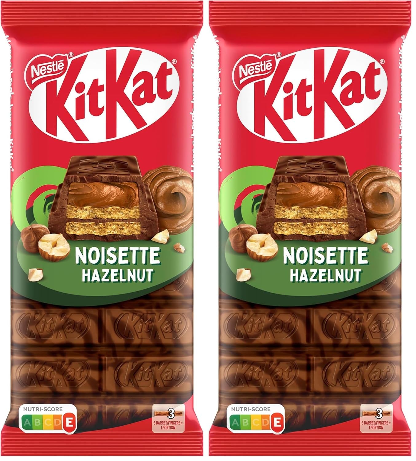 Nestlé Lísková tyčinka Křupavá oplatka se smetanovou lískooříškovou náplní a mramorovaným čokoládovým obalem 2 balení (1 x 99 g)