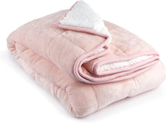 Emma Barclay Weighted Sherpa Deka, 127 X 152 cm, Blush Pink Postele a deky Emma Barclay Blush Pink 50X60" (127X152cm)
