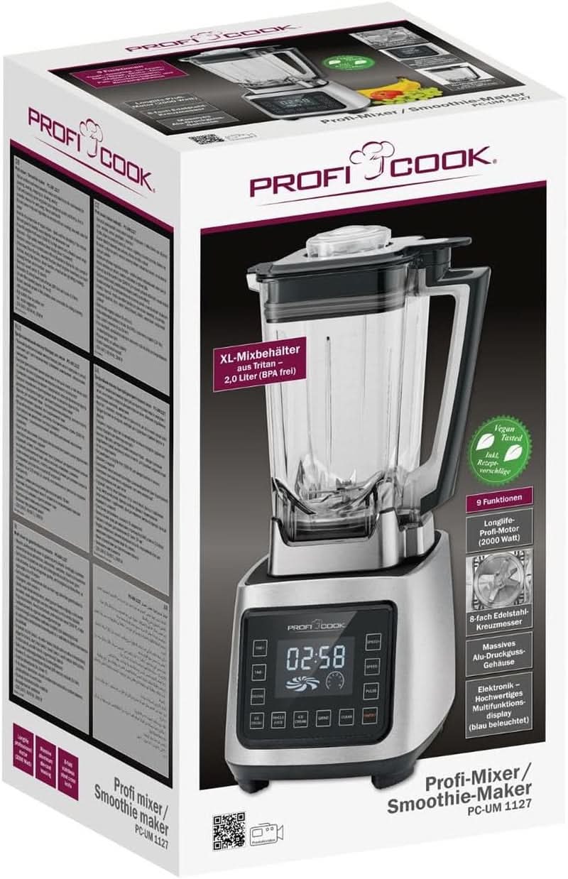 Profi Mixér/Smoothie Maker PC-UM 1127 Kitchen Naty Shop