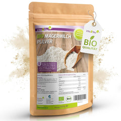 Vita2You Bio sušené odstředěné mléko 1000 g - 100% Bio Qualität - na pečení - Kaffeeweißer - Mléčný prášek pro jogurty - 1 kg - Premium Qualität
