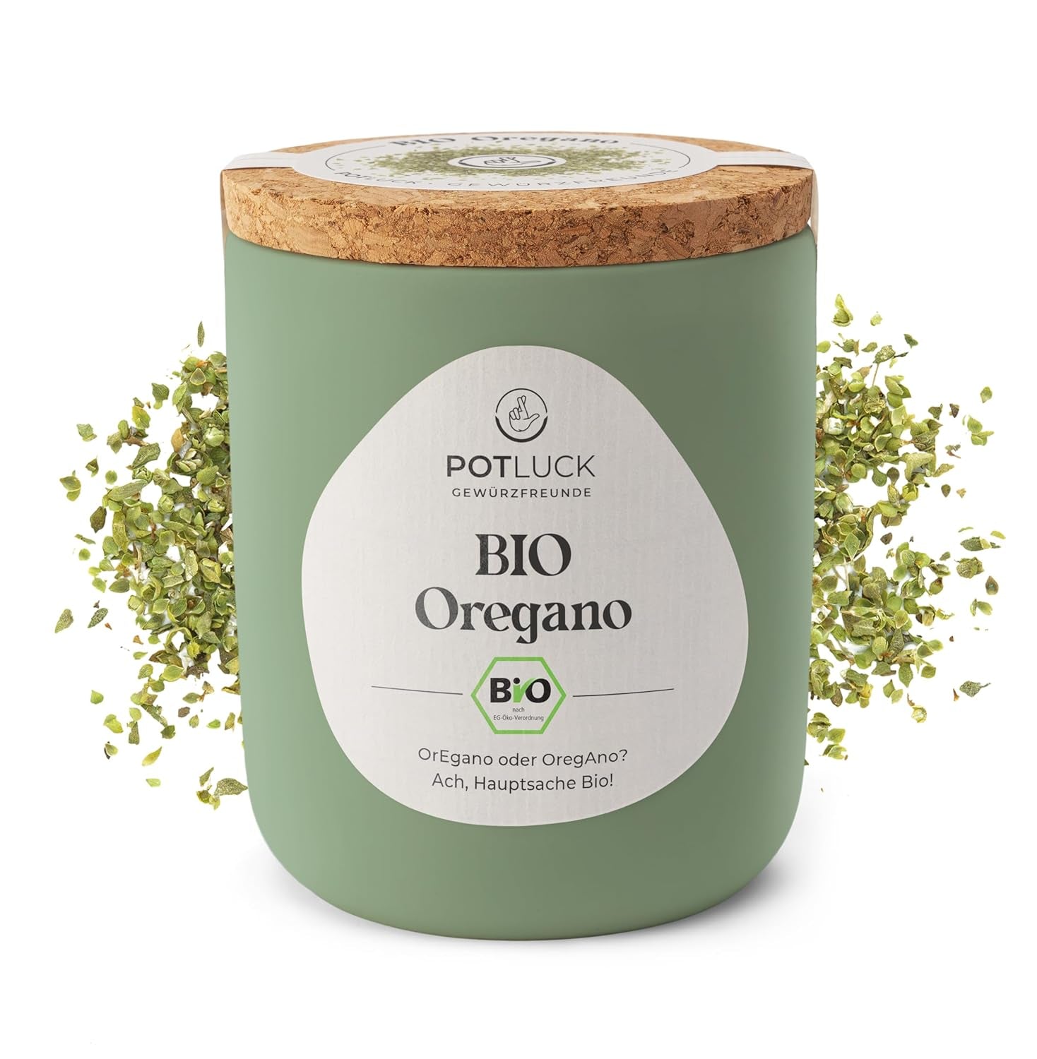 Potluck | Bio Sizilianisches Zitronensalz | Gewürzsalz für Fisch, Meeresfrüchte, Gemüse, salát a dresinky | 140 g v Keramiktopfu