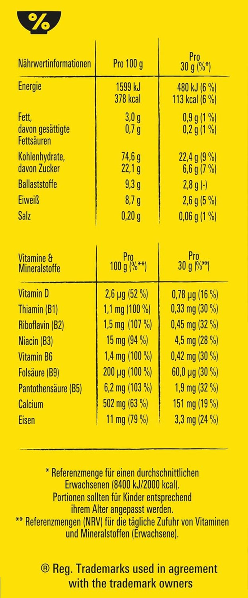 Nesquik Nestlé Nesquik Crunchy Breakfast, Cereálie s čokoládou a celozrnnými výrobky, 1 balení (1 x 330 g)