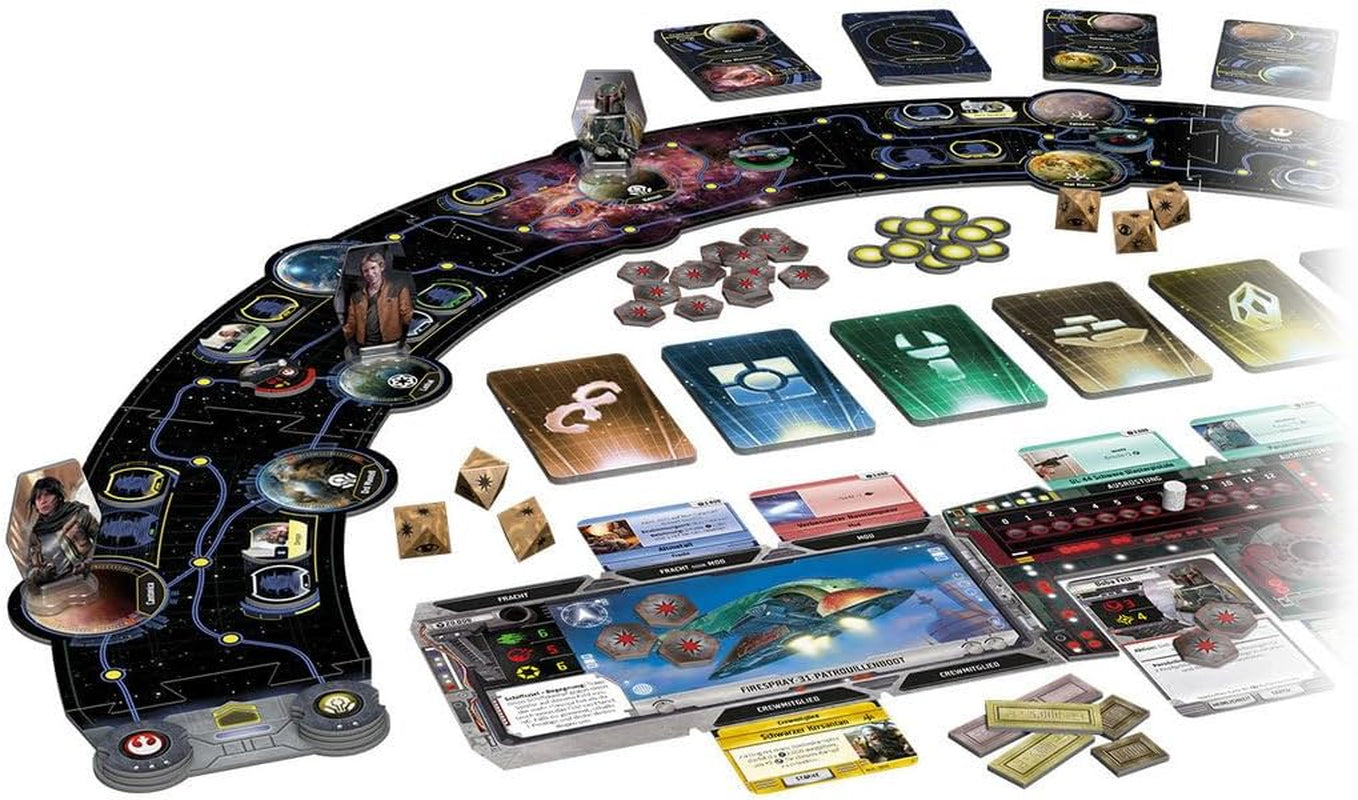 Fantasy Flight Games, Star Wars: Outer Rim, Expertenspiel, Brettspiel, 1-4 Spieler, Ab 14+ Jahren, 120+ minut, Deutsch