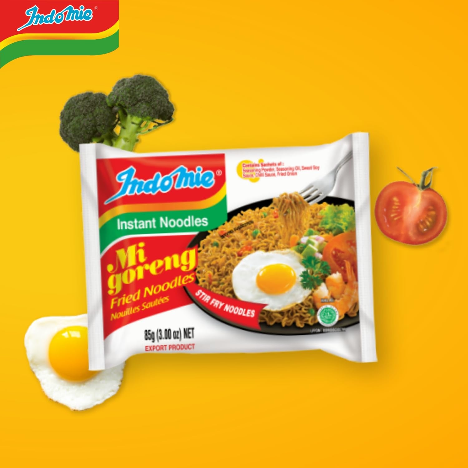 INDOMIE – Instantní nudle Mi Goreng – Multipack (40 x 80 g)