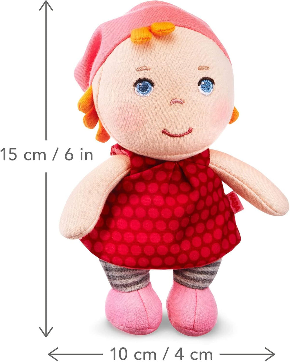 HABA 306238 Păpușa mini Hertha, Păpușă pentru vârste de la 0 la 100 de ani