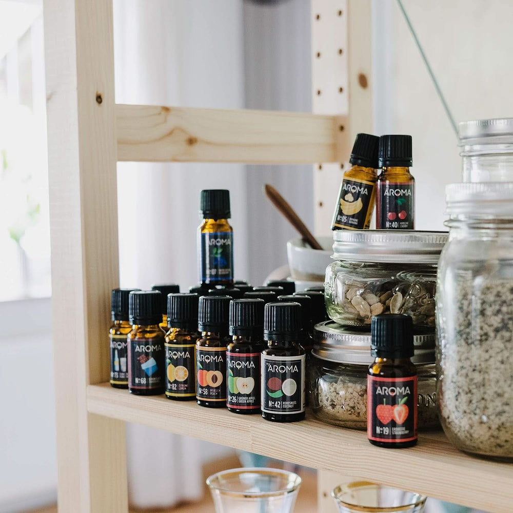 Myarom | Sada: Forest & Meadow - Čistá přírodní příchuť s příchutí ovoce a příchutí ovoce (5 x 10 ml) | Bez cukru a neslazená sladidla Naty Shop