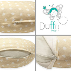 Kojící polštář pro novorozence, XL, potah 100% bavlna, snímatelný a pratelný, Polyesterová výplň, motiv hvězdy Doplňky Potraviny a kojení Bebe Naty Shop