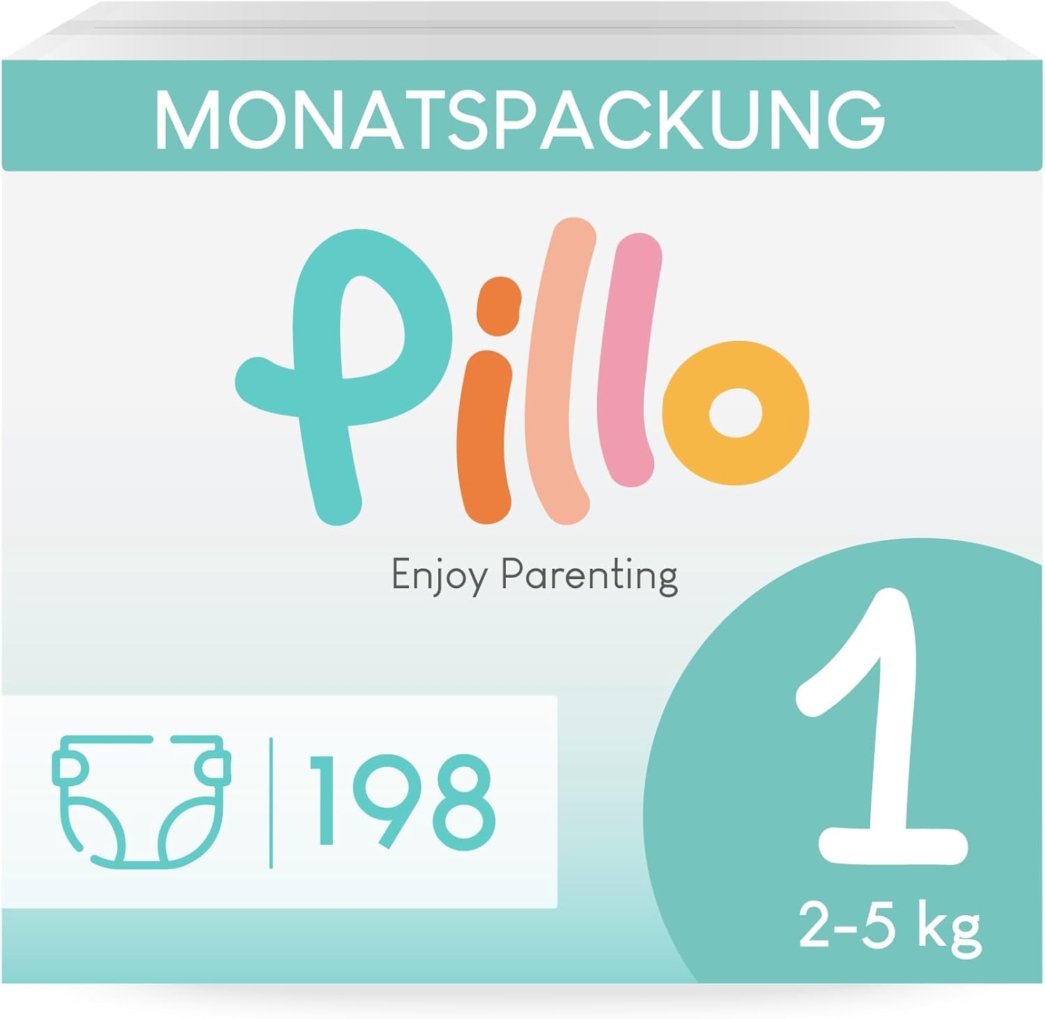 Plenky Pillo 3 - Krabice 168 plen, 6 balení po 28 plenkách, velikost 3 - Midi (6-10 kg) - Plenky pro miminka