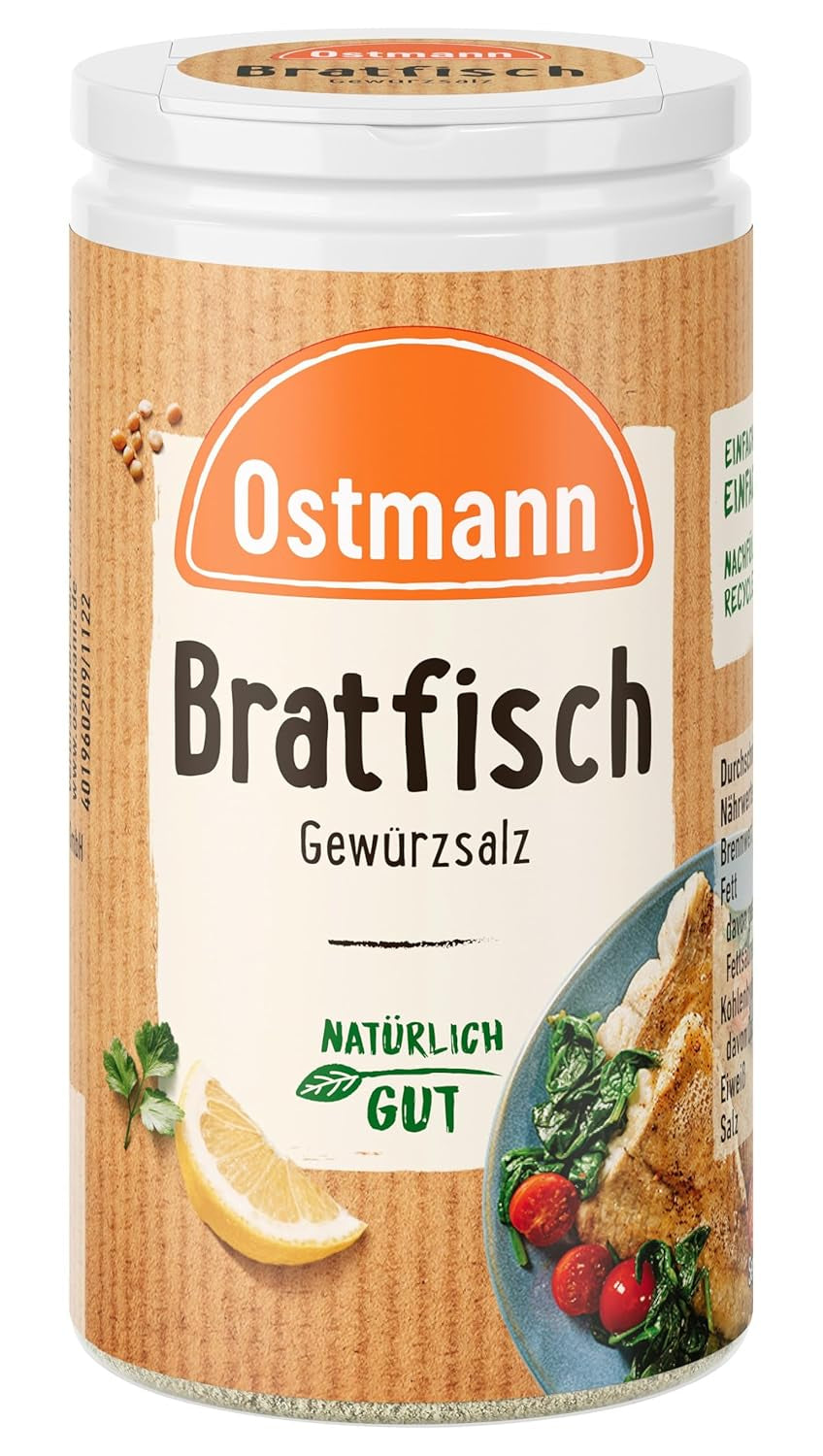Ostmann Gewürze - Bratfisch Gewürzsalz | Nachfüllbare & recyklovatelné balení | 50 g v Der Streudose