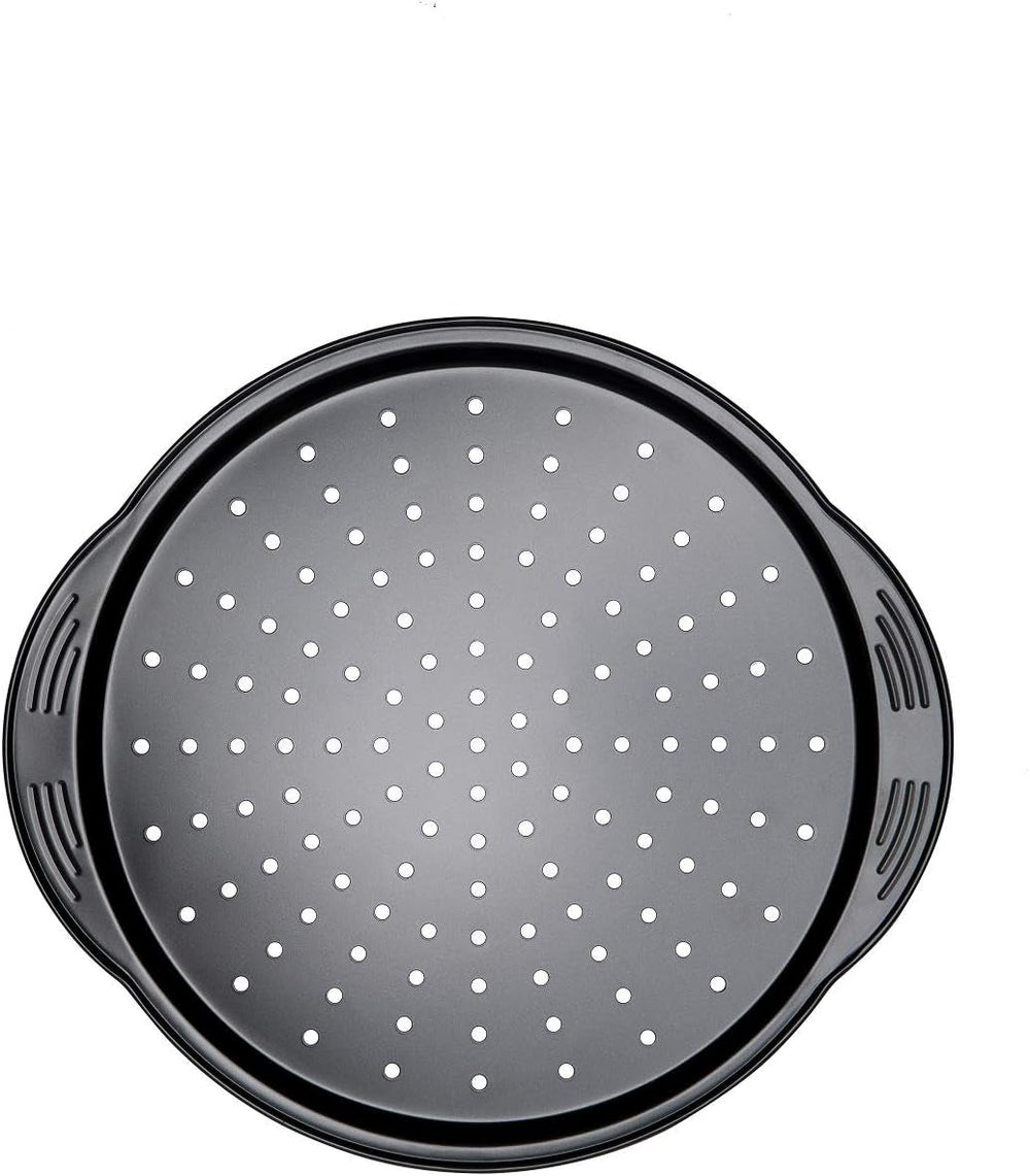 Prestige 48227 Aerolift Muffin Zinn, Carbon Steel, Schwarz Formy a plechy na pečení Naty Shop 30Cm Pizzablech