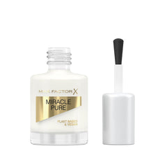 Max Factor Miracle Pure Nail Color 155 Coconut Milk Vegan Long Lasting Quick Dry Lak na nehty 12 ml (2 balení)