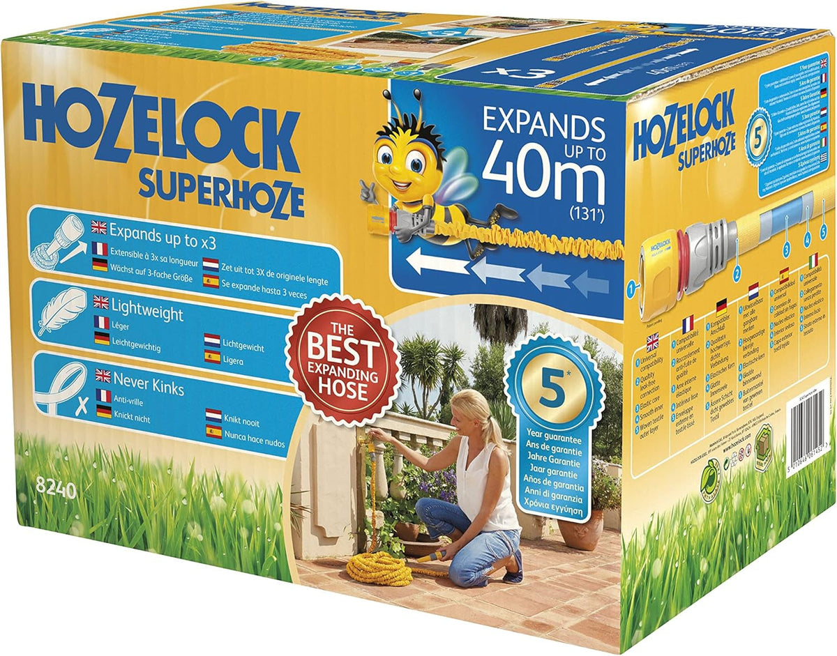 Furtun Hozelock Superhoze 40m, galben și gri