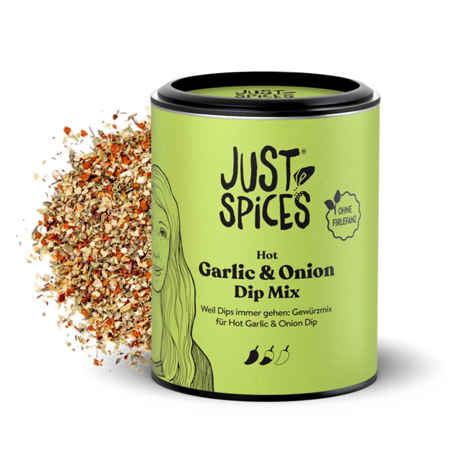 Just Spices Turbo Sharper Allrounder I Mehr Wumms für Jedes Gericht mit dreifach Chili I Gewürzdose, 61 g