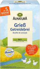Bio cereálie pro kojence po 4 měsících, krupice, 6 x 250 g