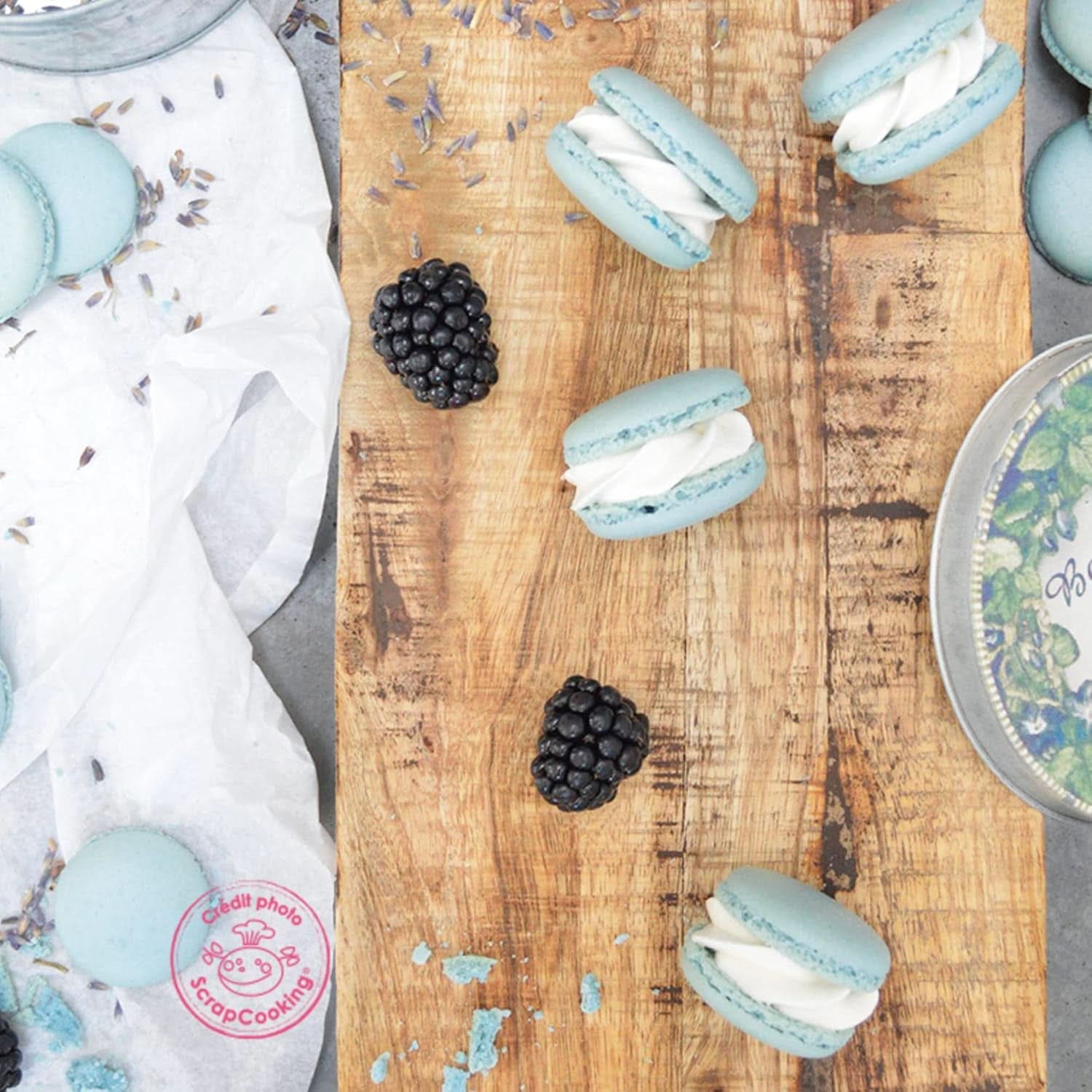 Scrapcooking, práškové potravinářské barvivo, pastelová modrá, 5 gramů Naty Shop