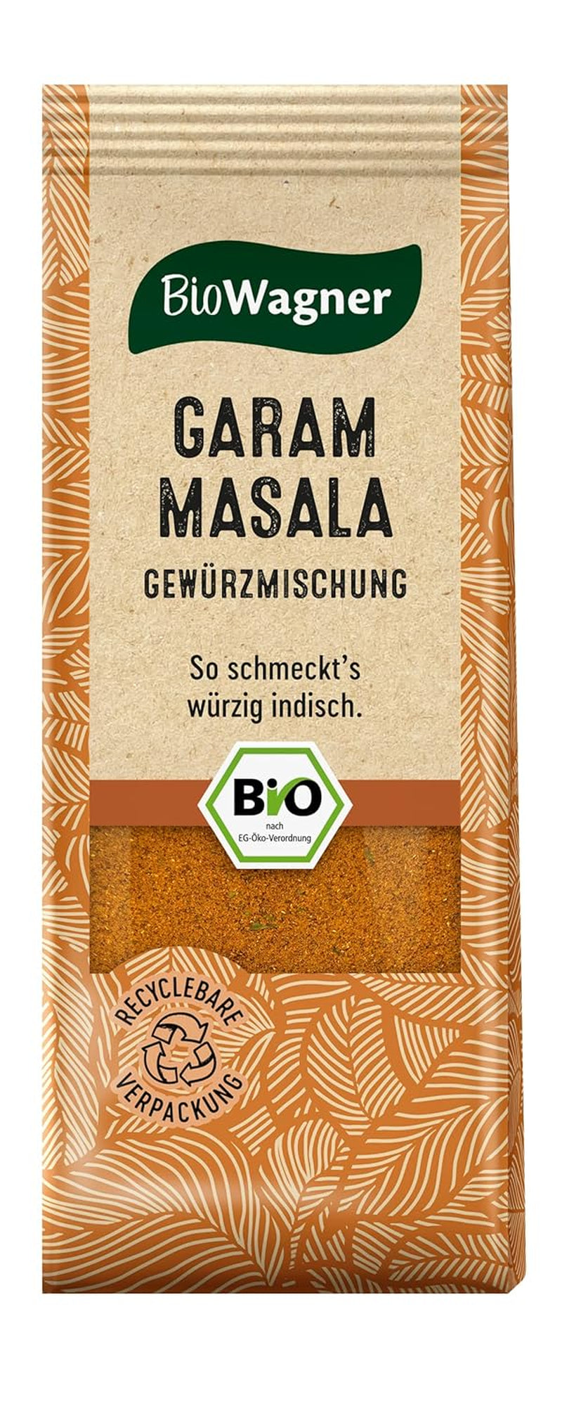 BioWagner - Bio Ras el Hanout, Gewürzmischung für Orientalische und Arabische Gerichte, ideální pro kuskus, Tajine nebo Hummus, přírodní Bio-Zutaten, recyklovatelné balení, 50 g